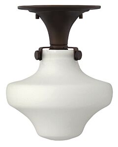 Congress Oil Rubbed Bronze 1 Light Flush Mount