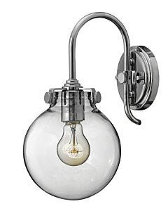 Medium Globe Glass Single Light Sconce