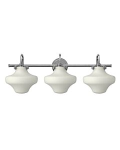 Hurricane Glass Three Light Vanity