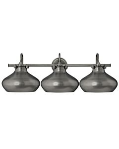 Metal Shade Three Light Vanity